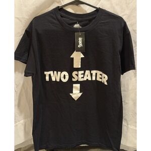 Danny Duncan Black Two Seater Graphic Short Sleeve T-Shirt Unisex Size Small NWT